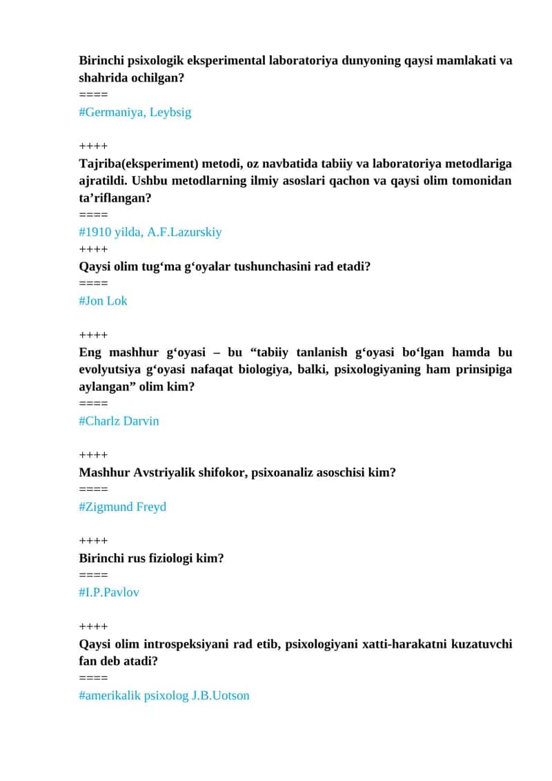 Birinchi psixologik eksperimental laboratoriya 1