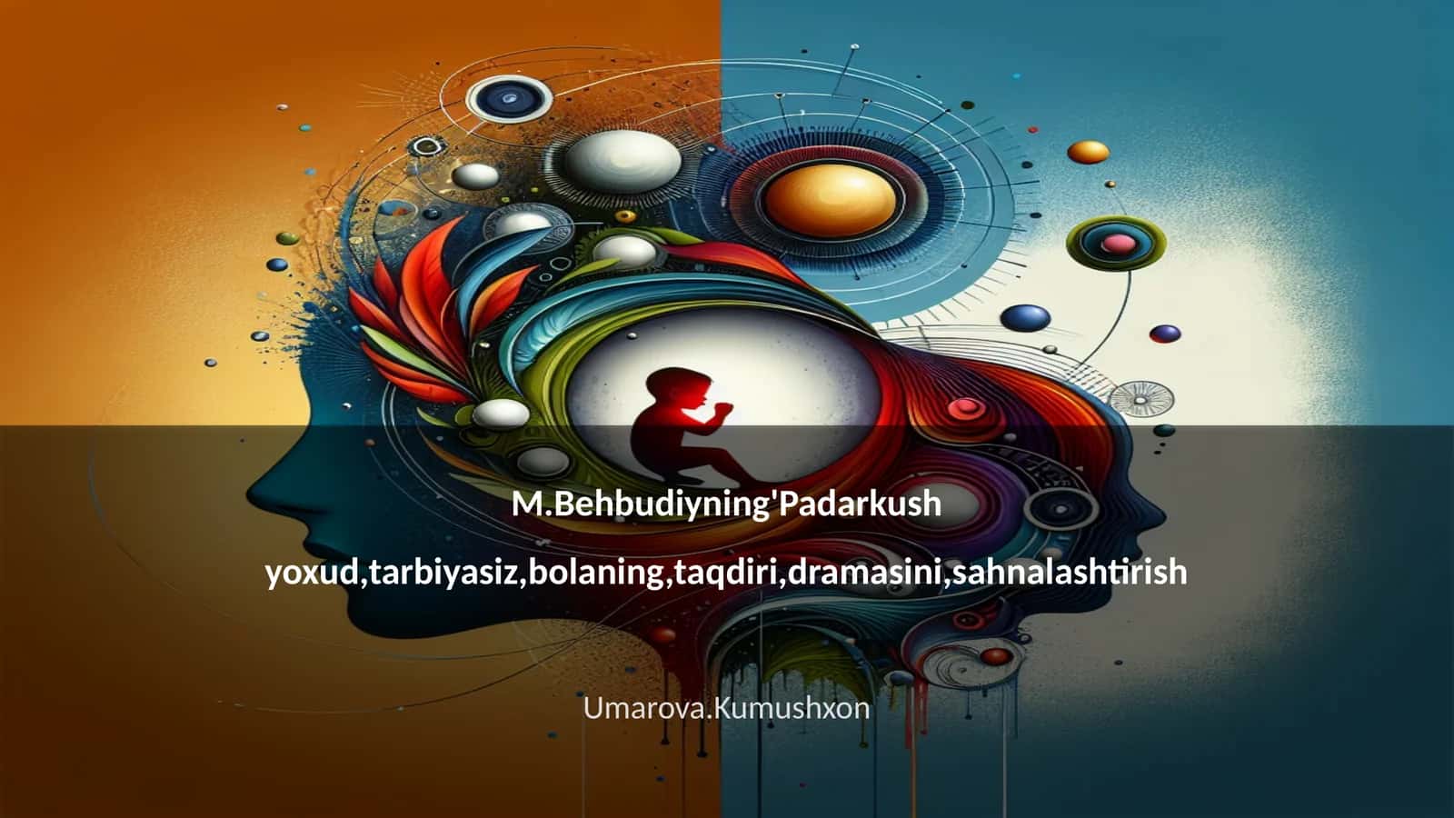 M.Behbudiyning'Padarkush yoxud,tarbiyasiz,bolaning,taqdiri,dramasini,sahnalashtirish 1