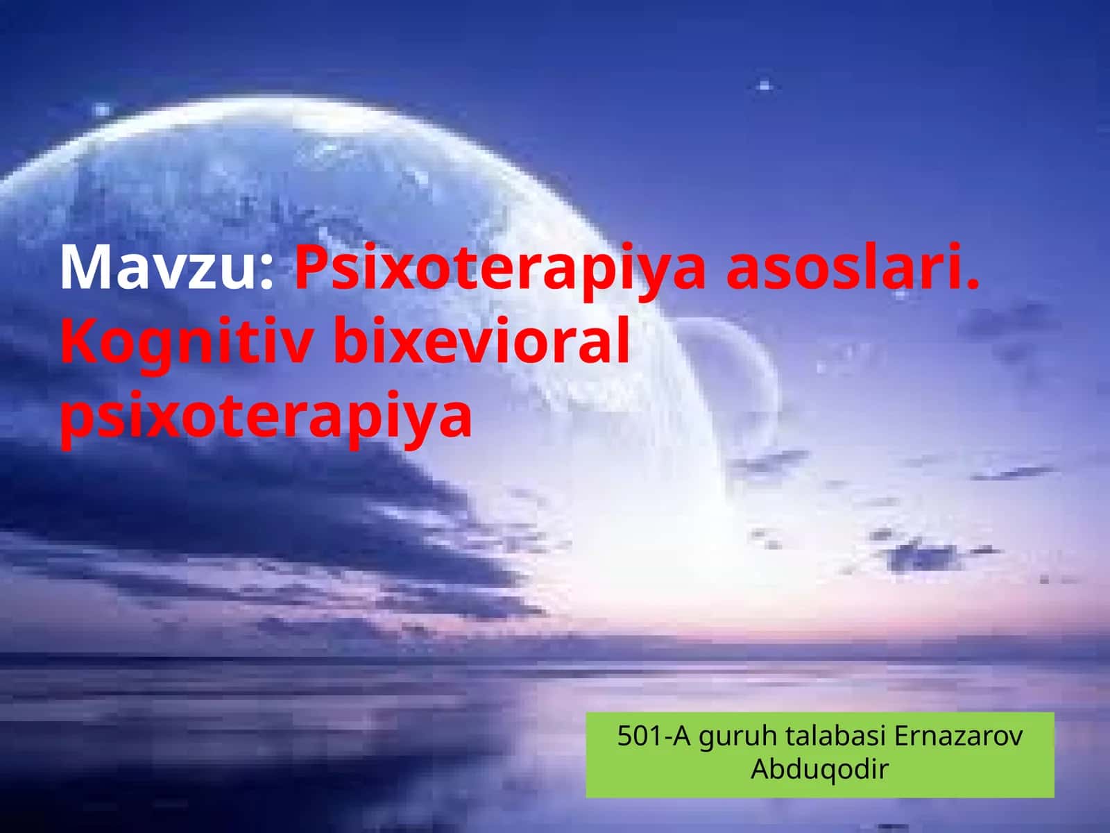 Psixoterapiya 1