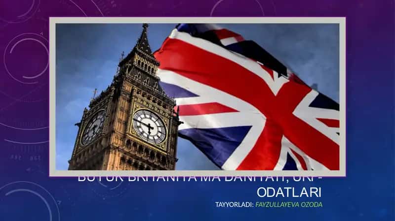 BUYUK BRITANIYA MA’DANIYATI 1