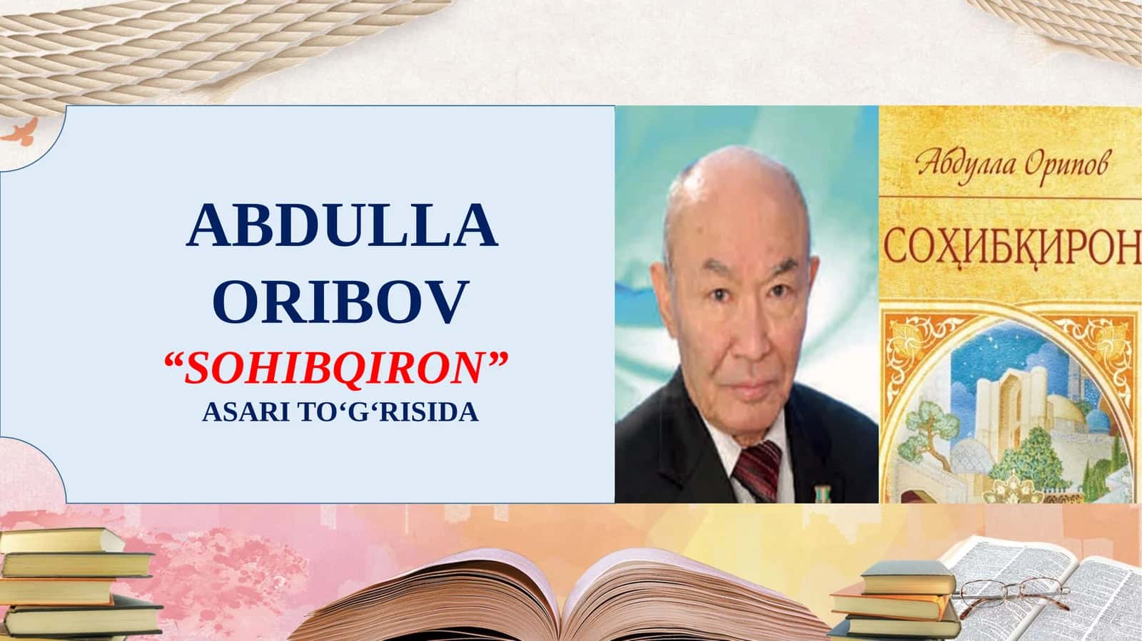 “SOHIBQIRON” ASARI TO‘G‘RISIDA 1
