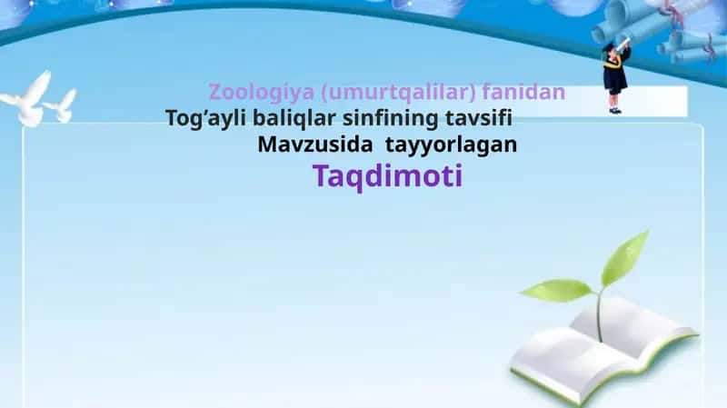 Tog’ayli baliqlar sinfining tavsifi 1