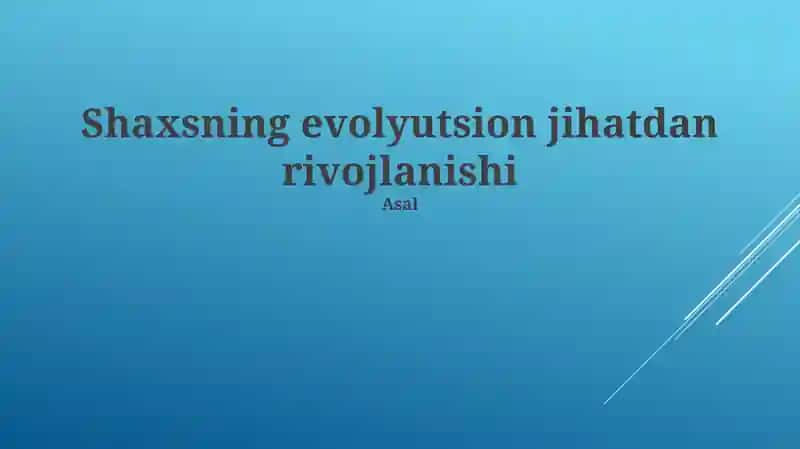 Zamonaviy Insonlar va Undan Keyin