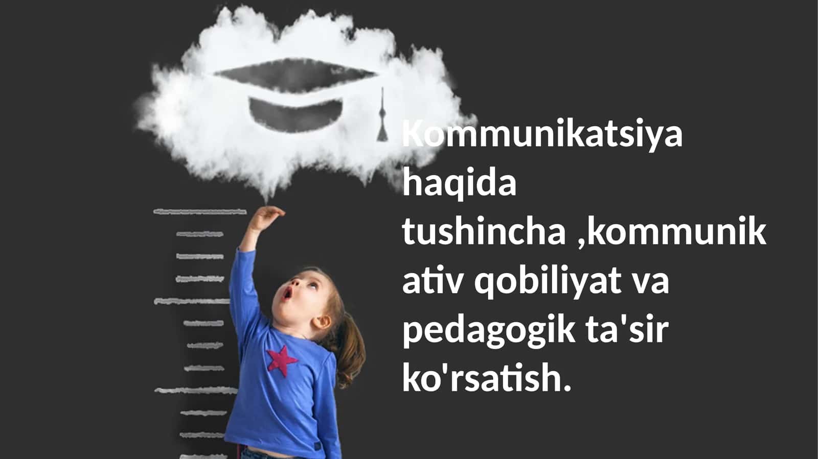 Kommunikatsiya haqida tushincha, kommunikativ qobiliyat va pedagogik ta'sir ko'rsatish 1