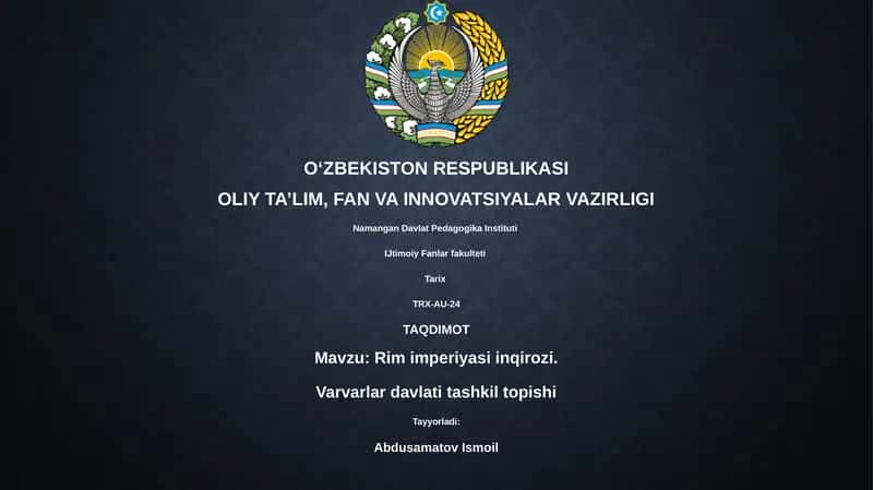 Rim imperiyasi inqirozi 1