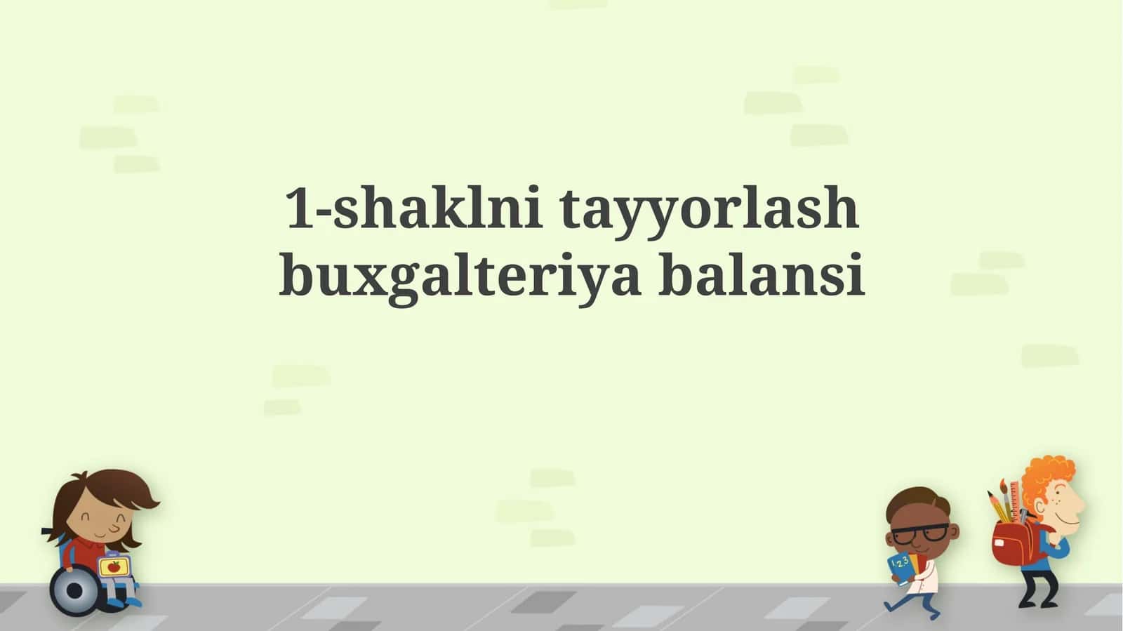 Buxgalteriya balansi 1