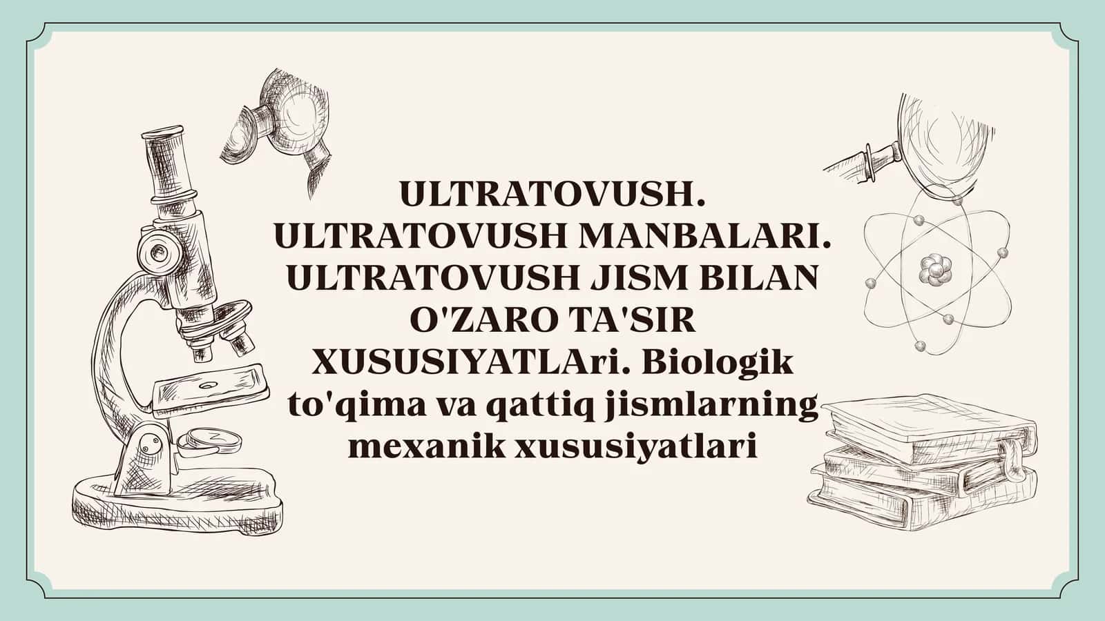 Ultratovush manbalari 1
