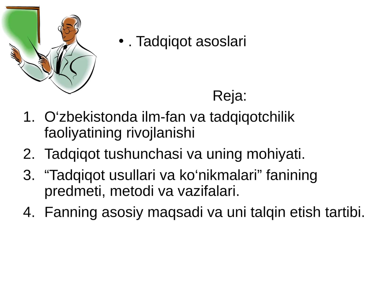 Tadqiqot asoslari 1