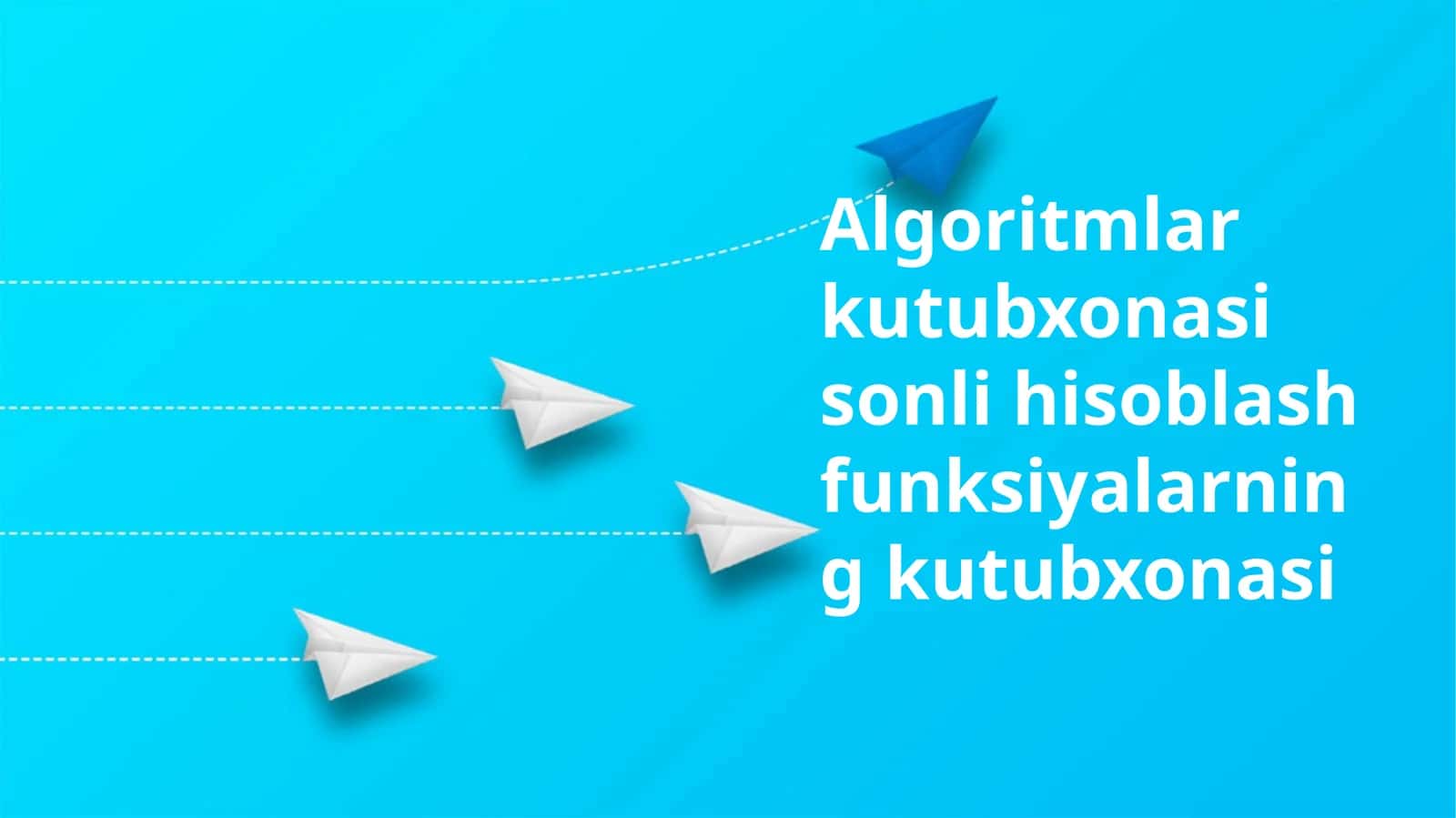 Algoritmlar kutubxonasi 1