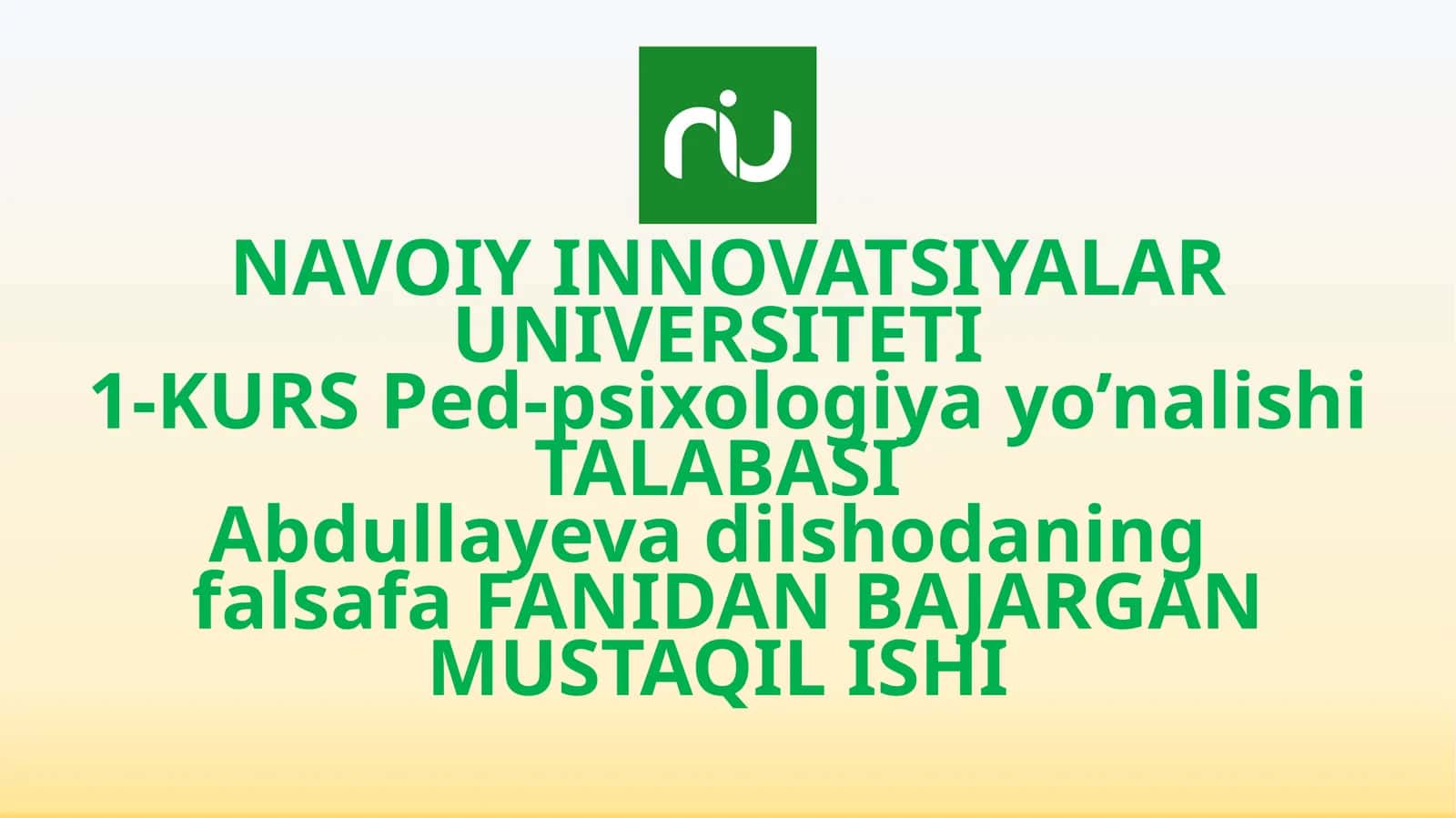 Mantiqta fakkur shakllari va qonunlarini o'rganish fan sohasi 1