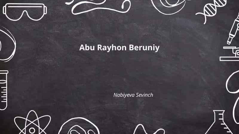 Abu Rayhon Beruniy 1