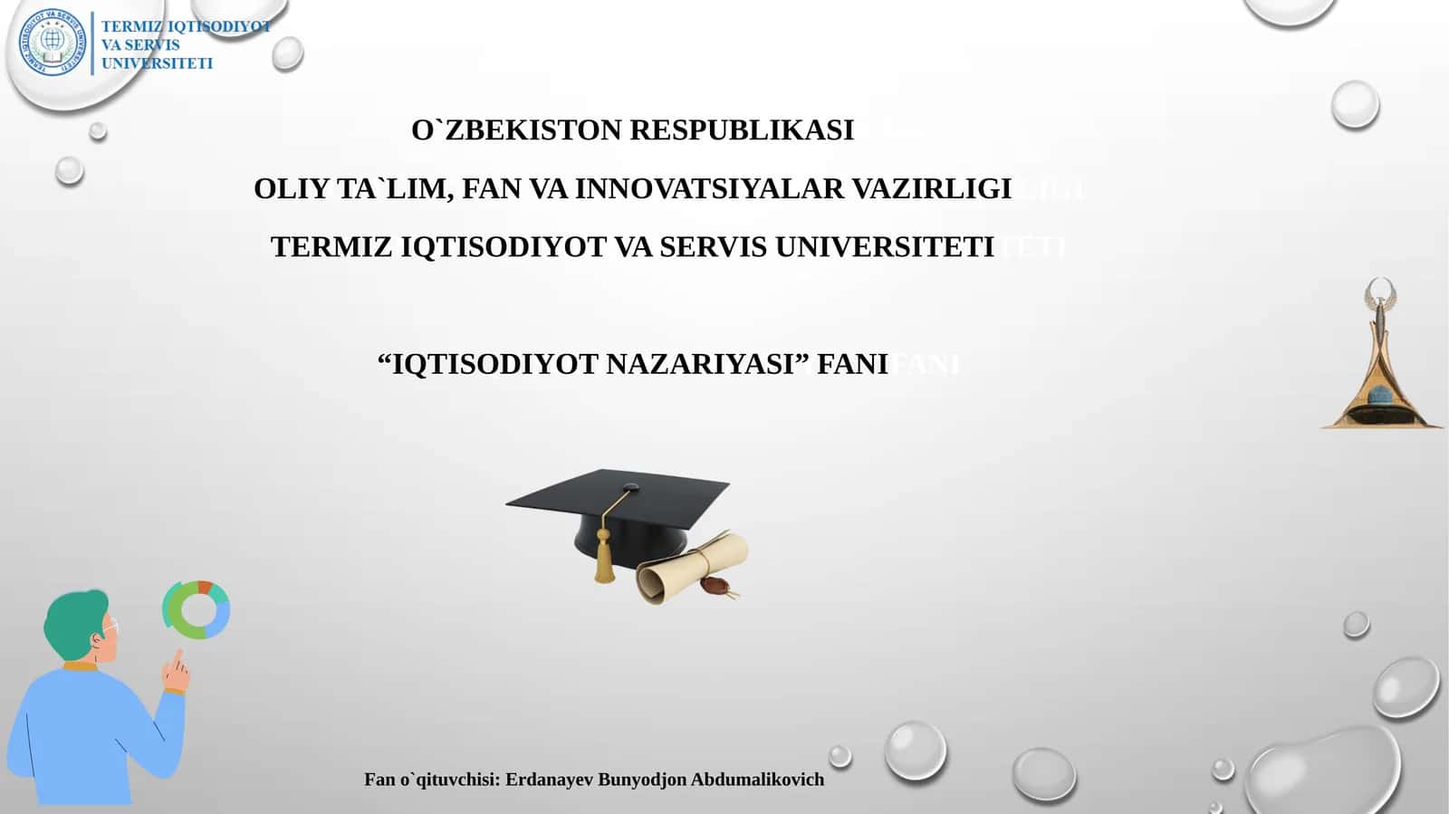 Tadbirkorlik faoliyatining mohiyati 1