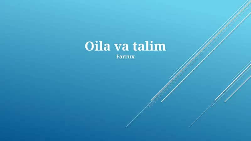 Oila va talim 1