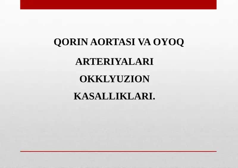 Qorin bo'shlig'iaortaanevrizmalari 1
