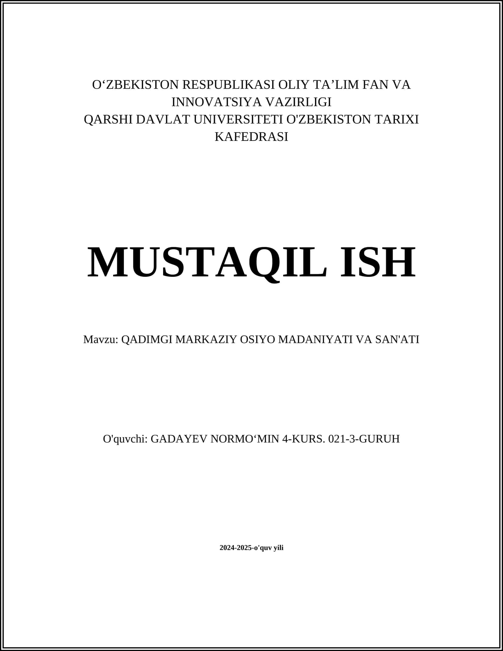 Qadimgi Markaziy Osiyo yozuvi 1