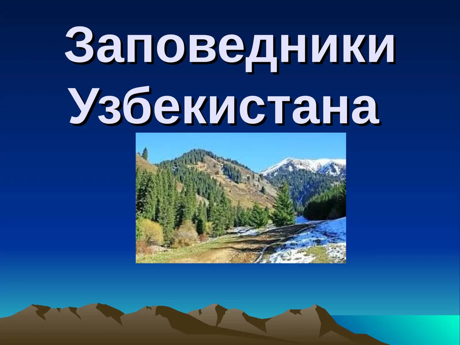 Заповедники Узбекистана 1