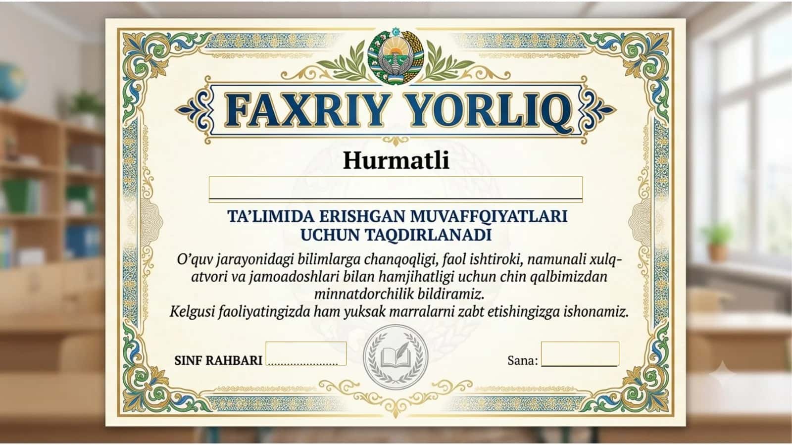 FAXRIY YORLIQLAR TO'PLAMI 1