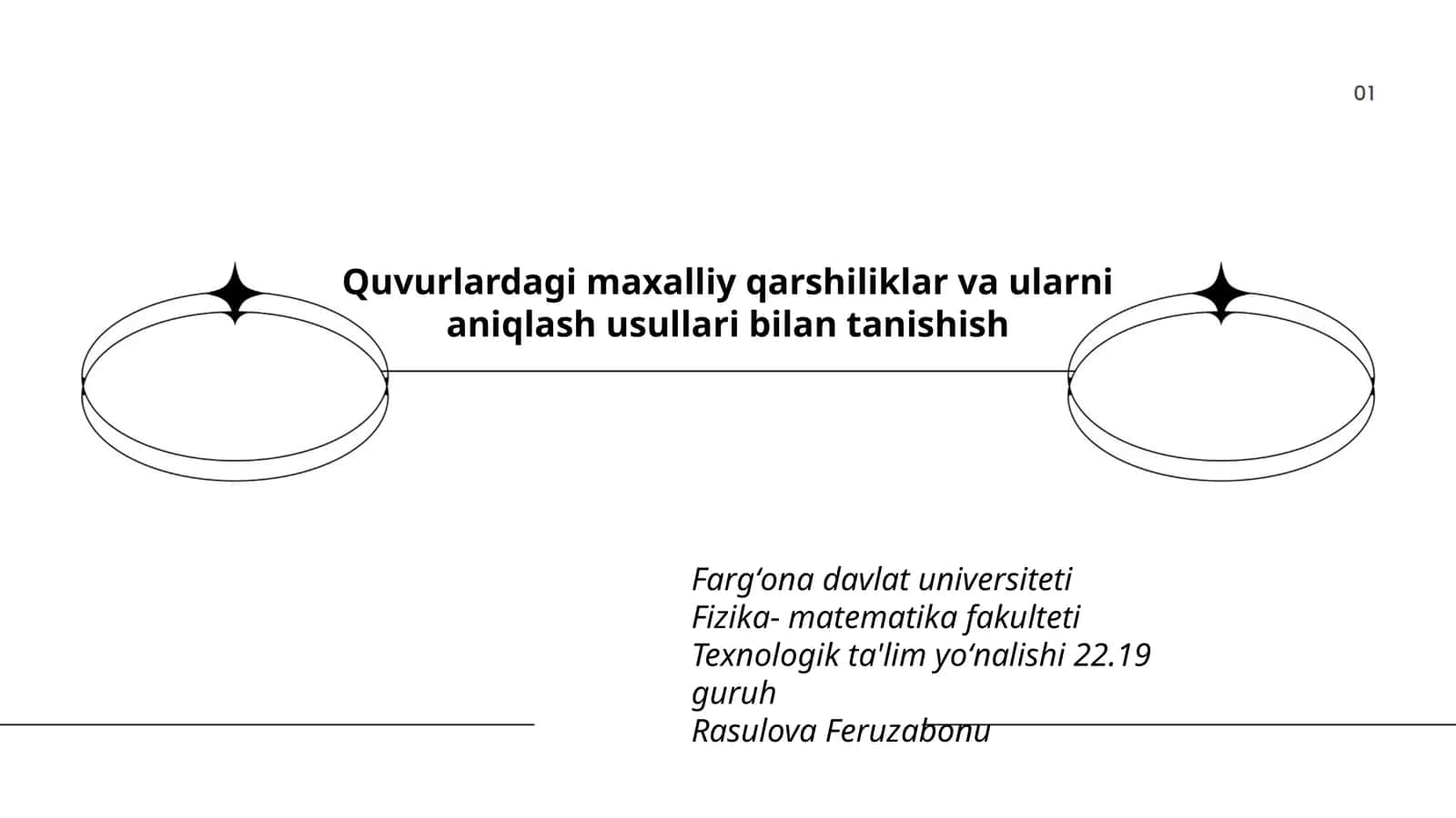 Quvurlardagi maxalliy qarshiliklar va ularni aniqlash usullari bilan tanishish 1