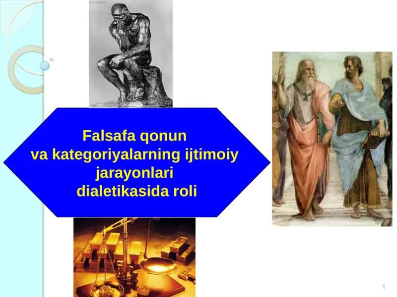 Falsafa qonun va kategoriyalarning ijtimoiy jarayonlari 1