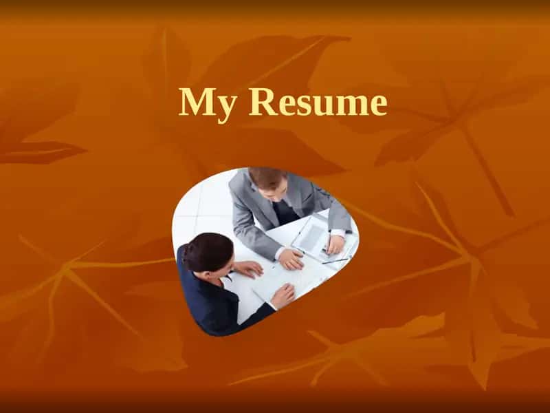 MyResume 1