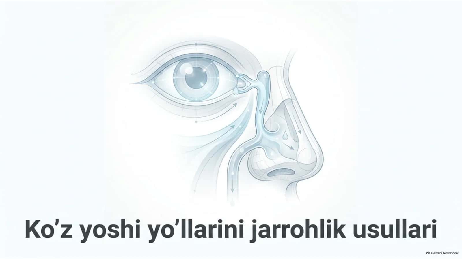 Ko‘z yoshi yo‘llarining jarrohlik usullari | 15 slayd 1