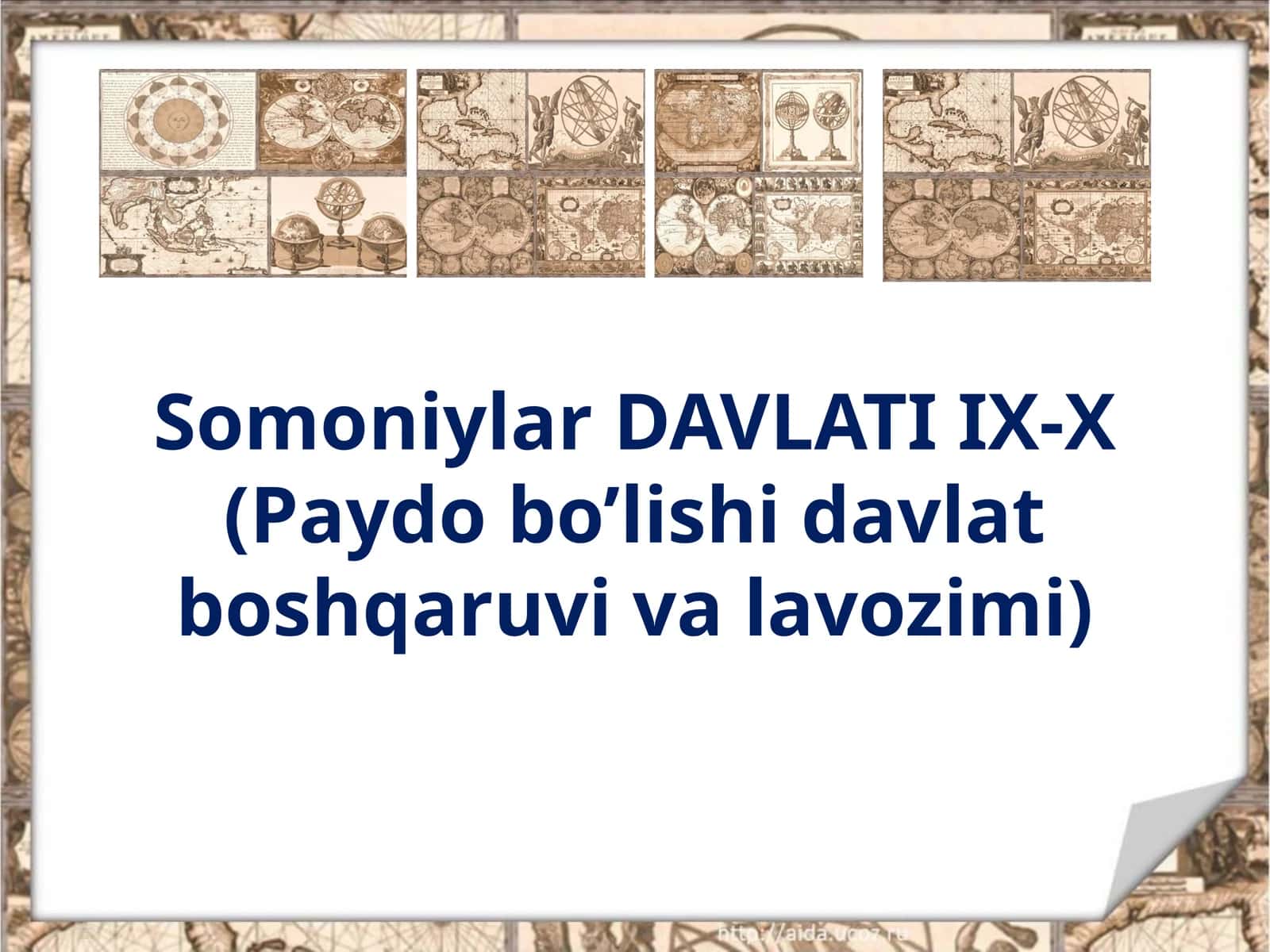 SomoniylarDAVLATI IX-X (Paydobo’lishidavlatboshqaruvivalavozimi) 1