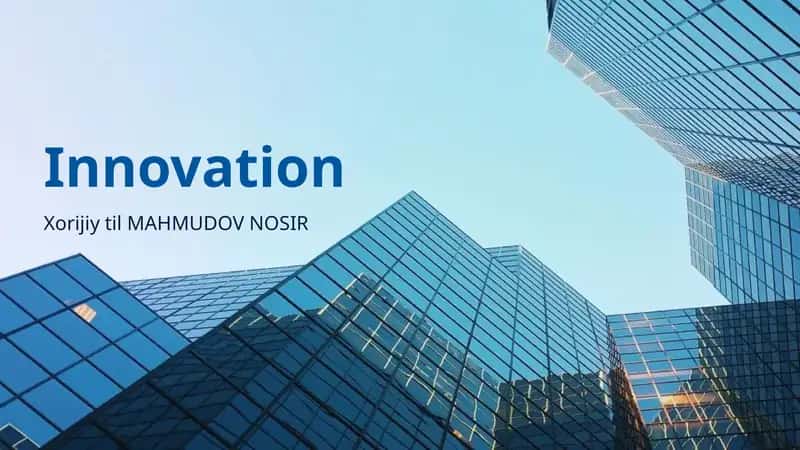 Innovation 1