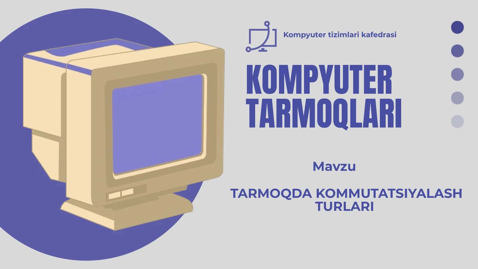 Kompyuter Tarmoqlari 1