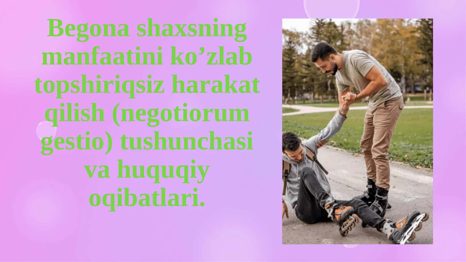 Begonashaxsningmanfaatiniko’zlabtopshiriqsizharakatqilish 1
