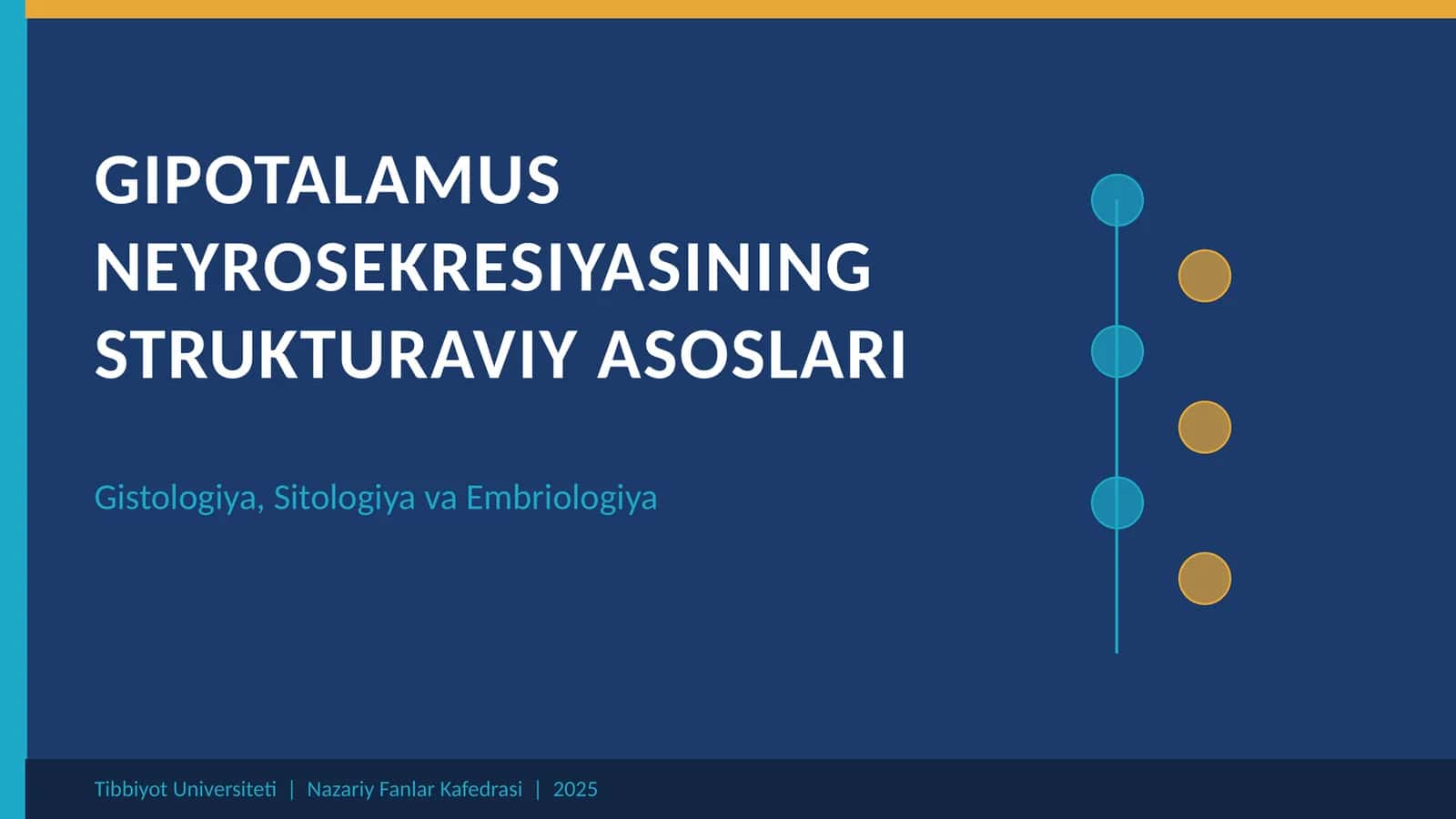 GIPOTALAMUS NEYROSEKRESIYASINING STRUKTURAVIY ASOSLARI 1