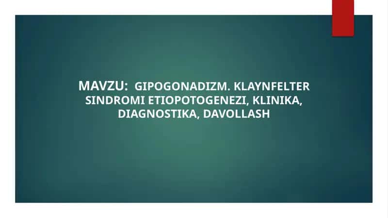 Gipogonadizm 1