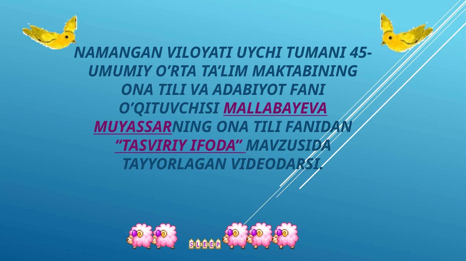 TASVIRIY IFODA 1