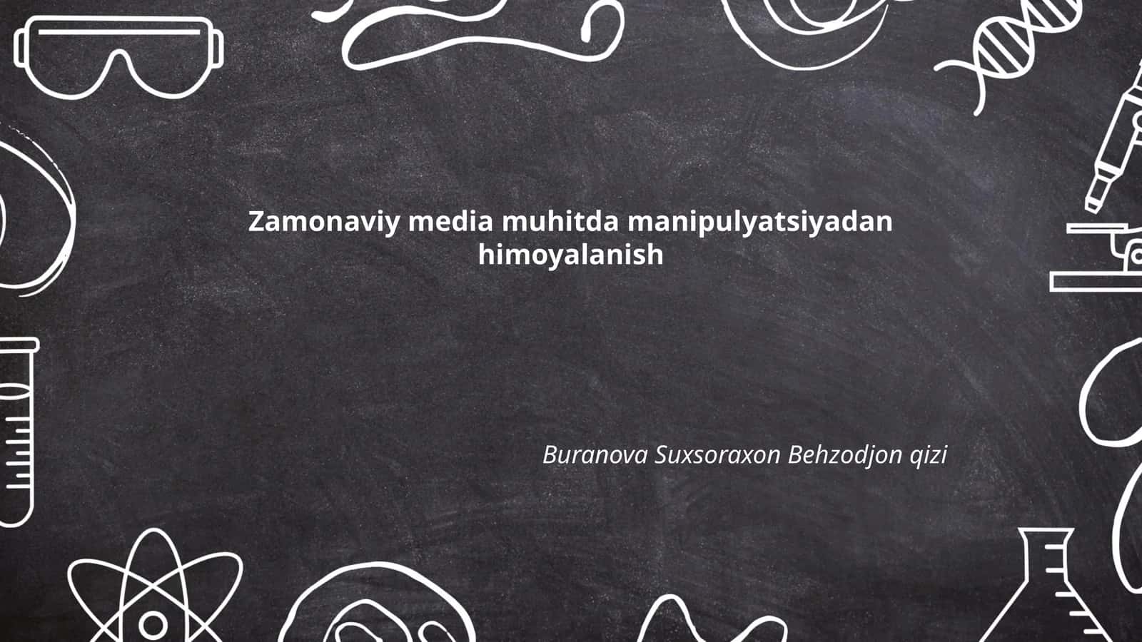 Zamonaviy media muhitida manipulyatsiya turlari 1