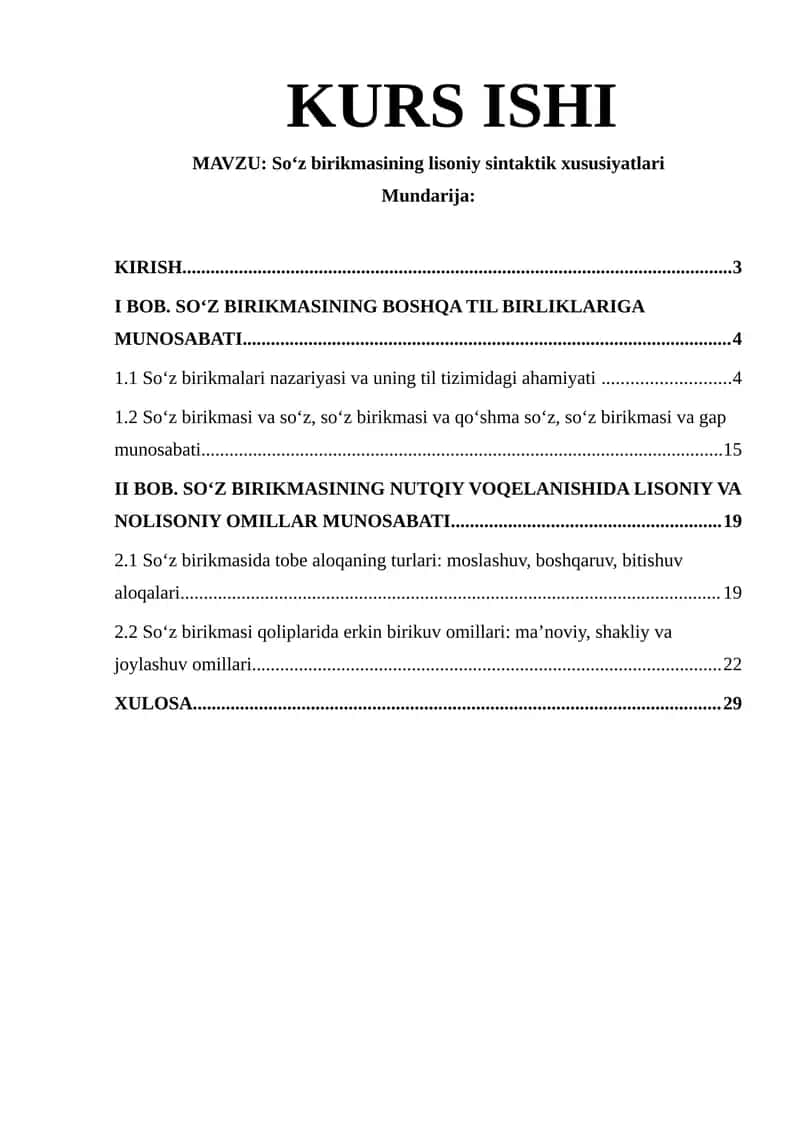 So‘z birikmasining lisoniy sintaktik xususiyatlari 1