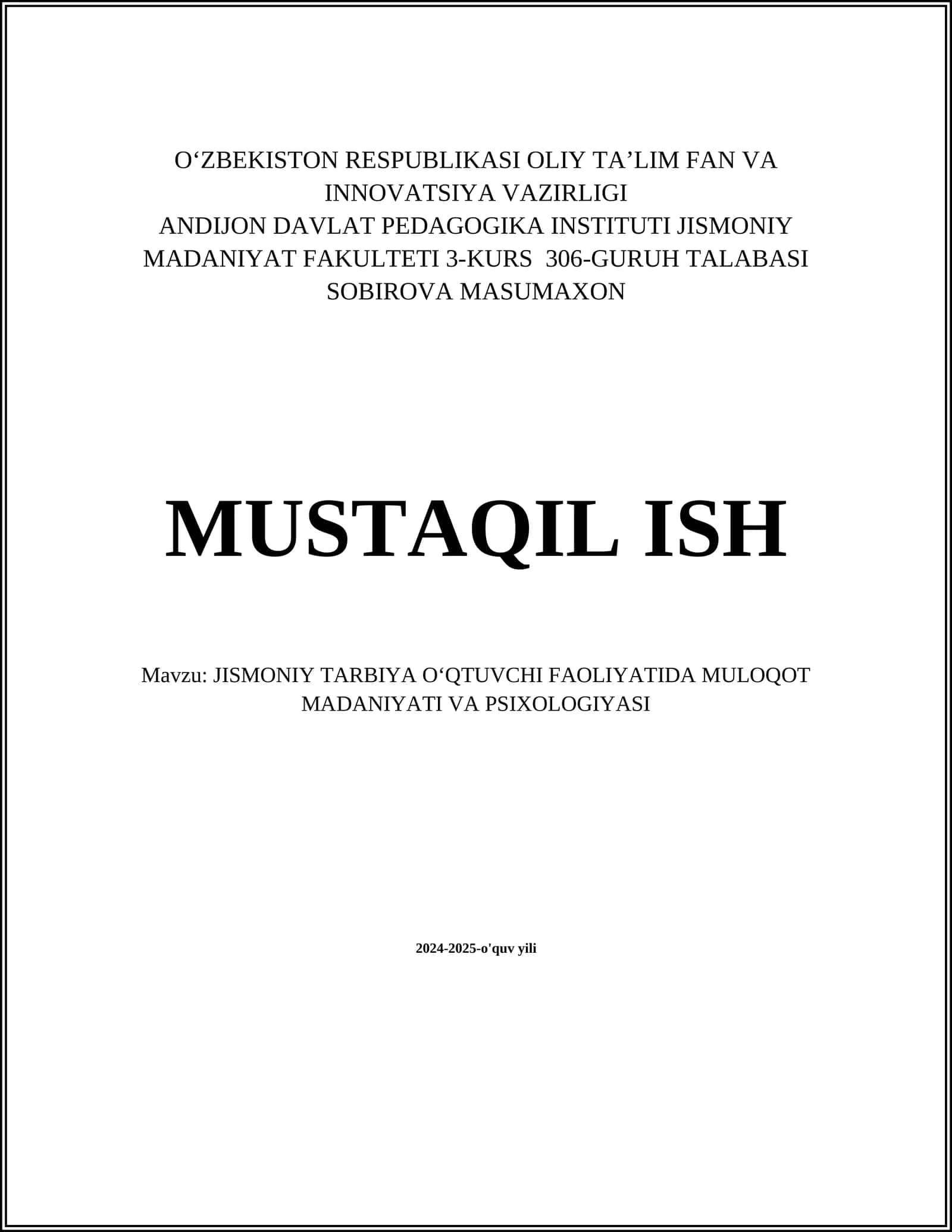Jismoniy tarbiya darslarida muloqot madaniyati o'rni 1