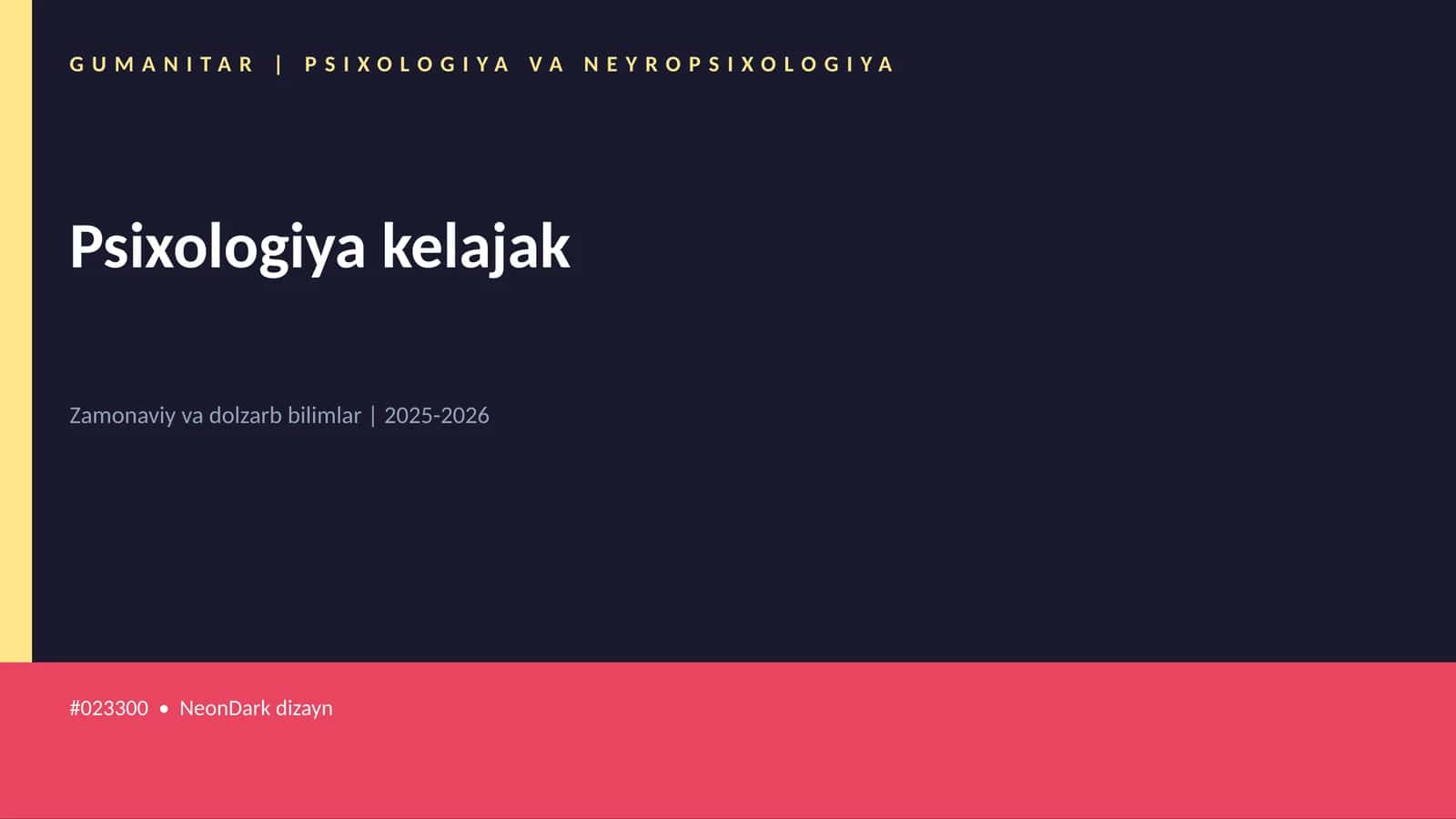 Psixologiya kelajak 1