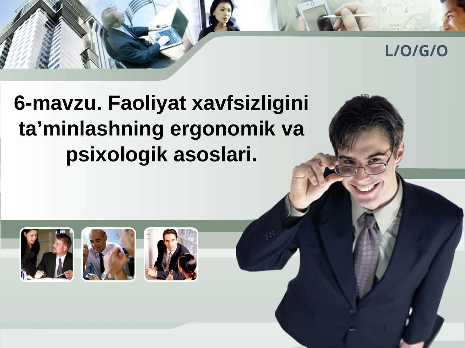 Faoliyat xavfsizligini ta'minlashning ergonomik va psixologik asoslari 1
