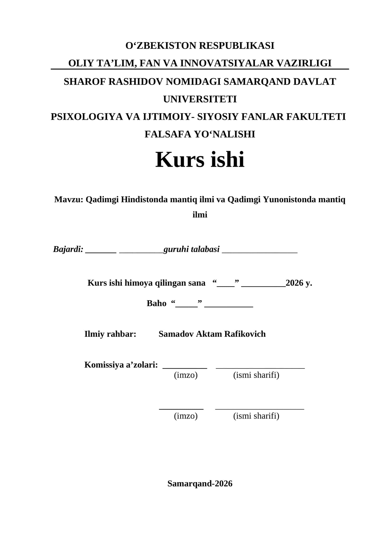 Qadimgi Hindistonda mantiq ilmi va Qadimgi Yunonistonda mantiq ilmi 1