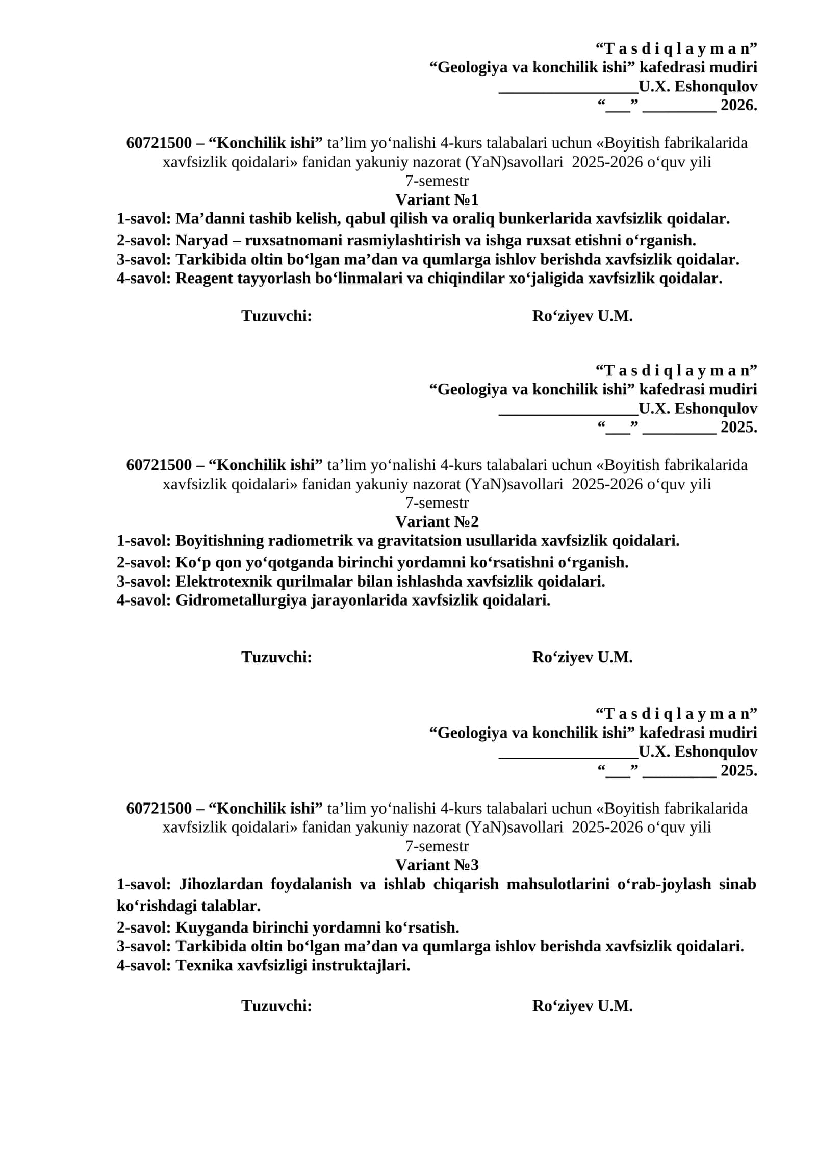 Boyitish fabrikalarida xavfsizlik qoidalari 1