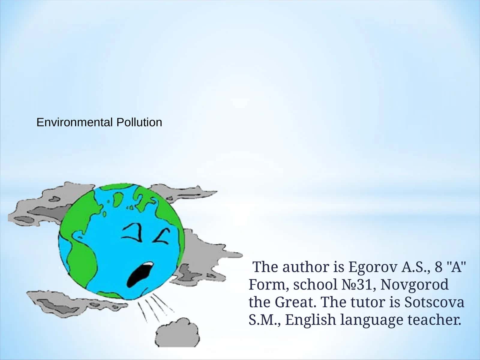 Environmental Pollution 1