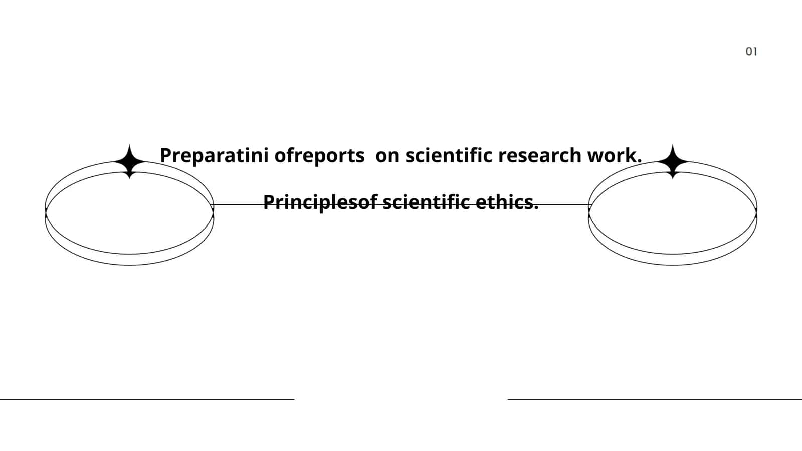 Preparatini ofreports on scientific research work 1