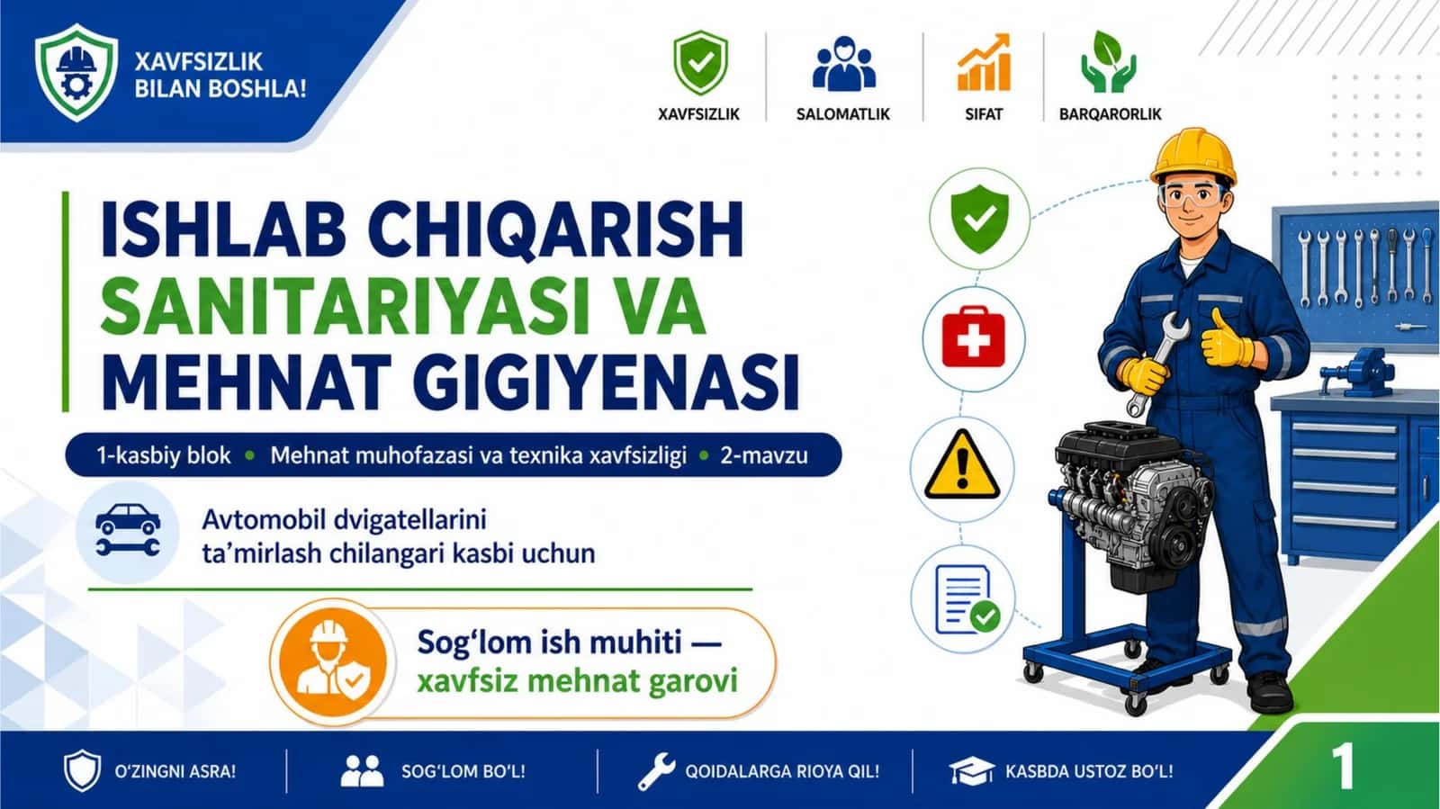 Ishlab chiqarish sanitariyasi va mehnat gigiyenasi 1
