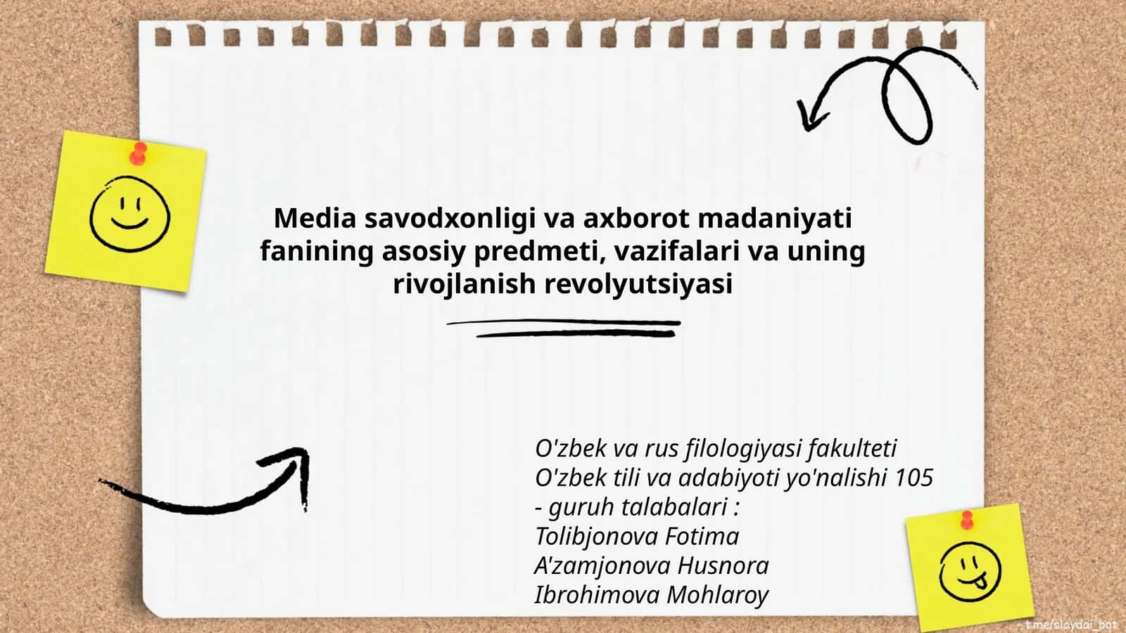 Media savodxonligi va axborot madaniyati fanining asosiy predmeti, vazifalari va uning rivojlanish revolyutsiyasi 1