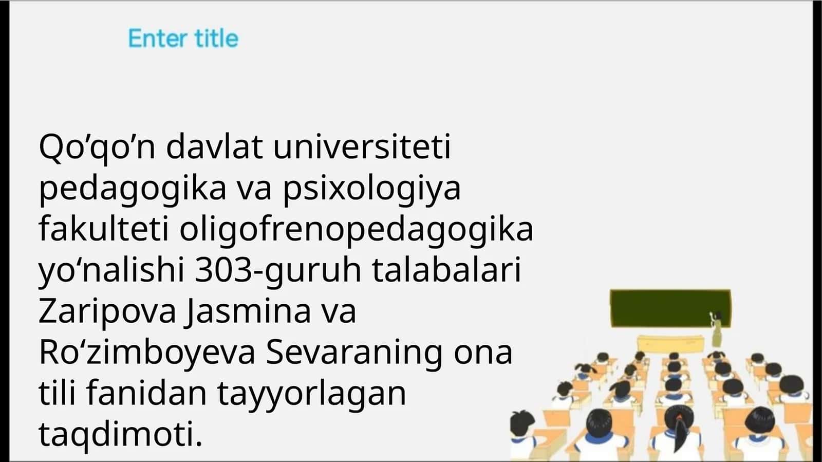 Gap tuzishga o’rgatishda qo‘llaniladigan mashqlar 1