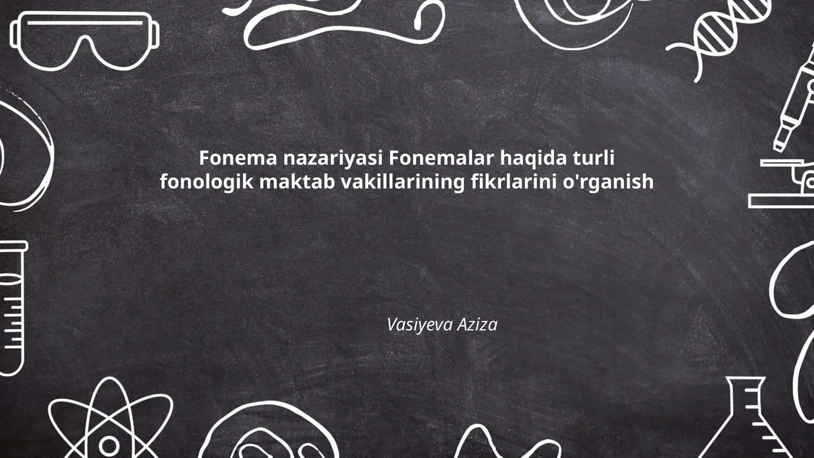 Fonema nazariyasi 1