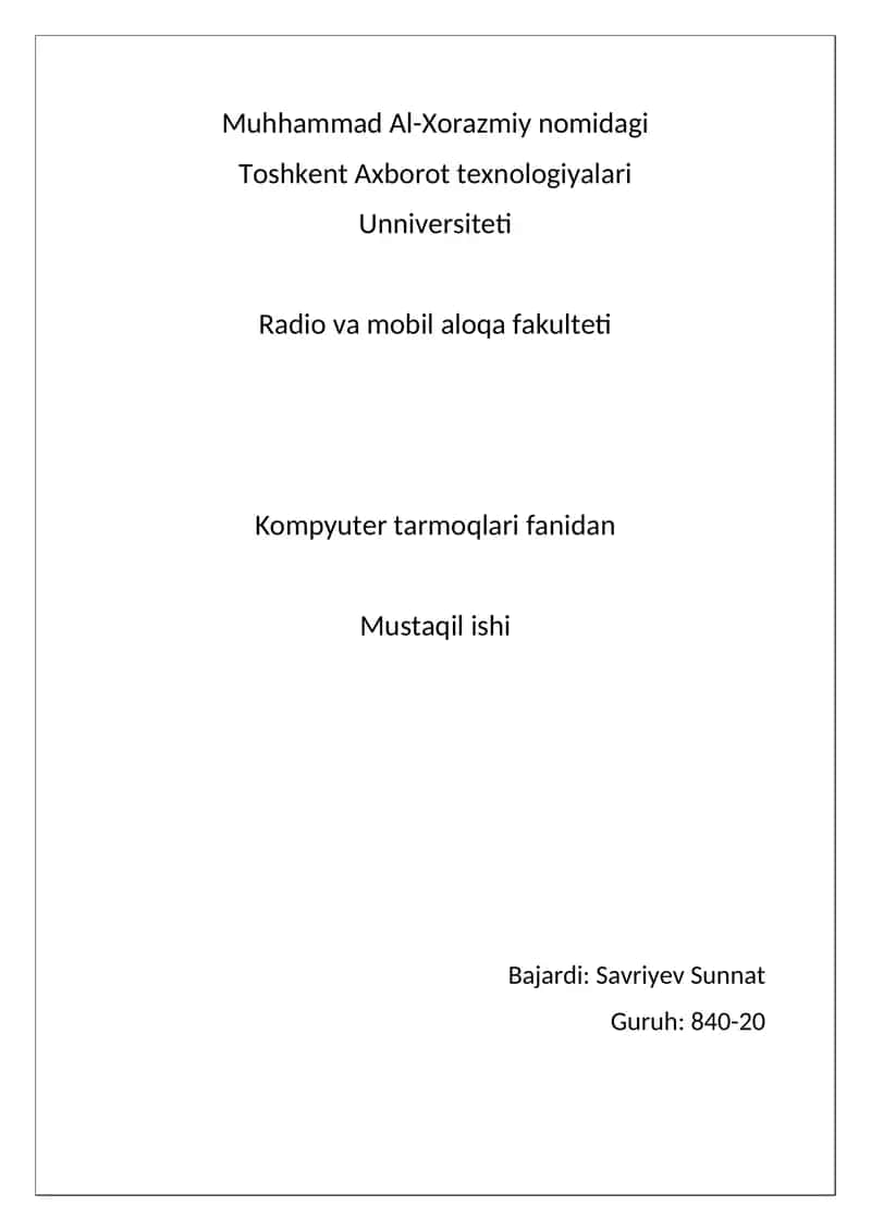 Link agregatsiyalash haqida malumot 1