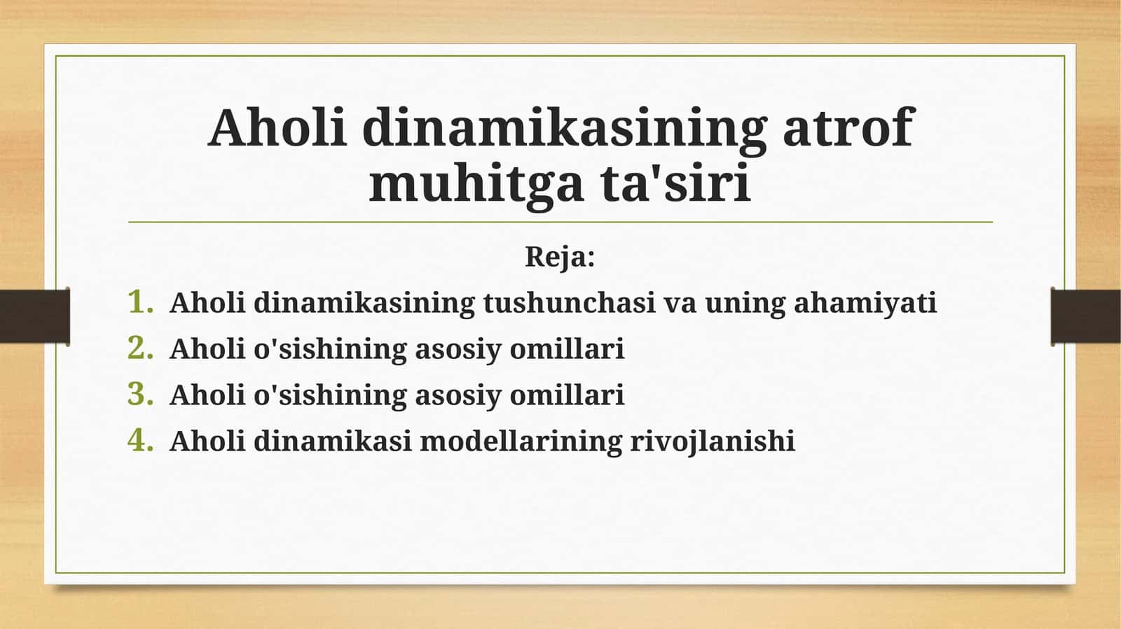 Aholi dinamikasi oʻng. atrofi 1