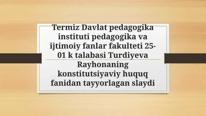 Konstitutsiya va qonunlarga rioya 1