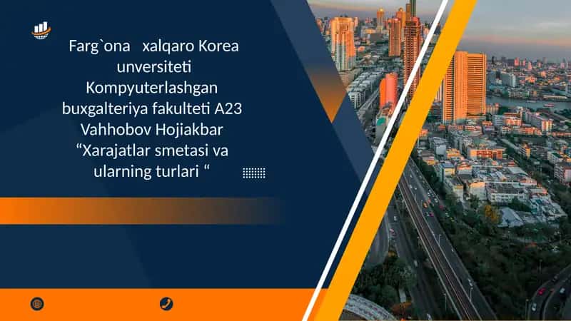 Xarajatlar smentasi vaularning turlari 1