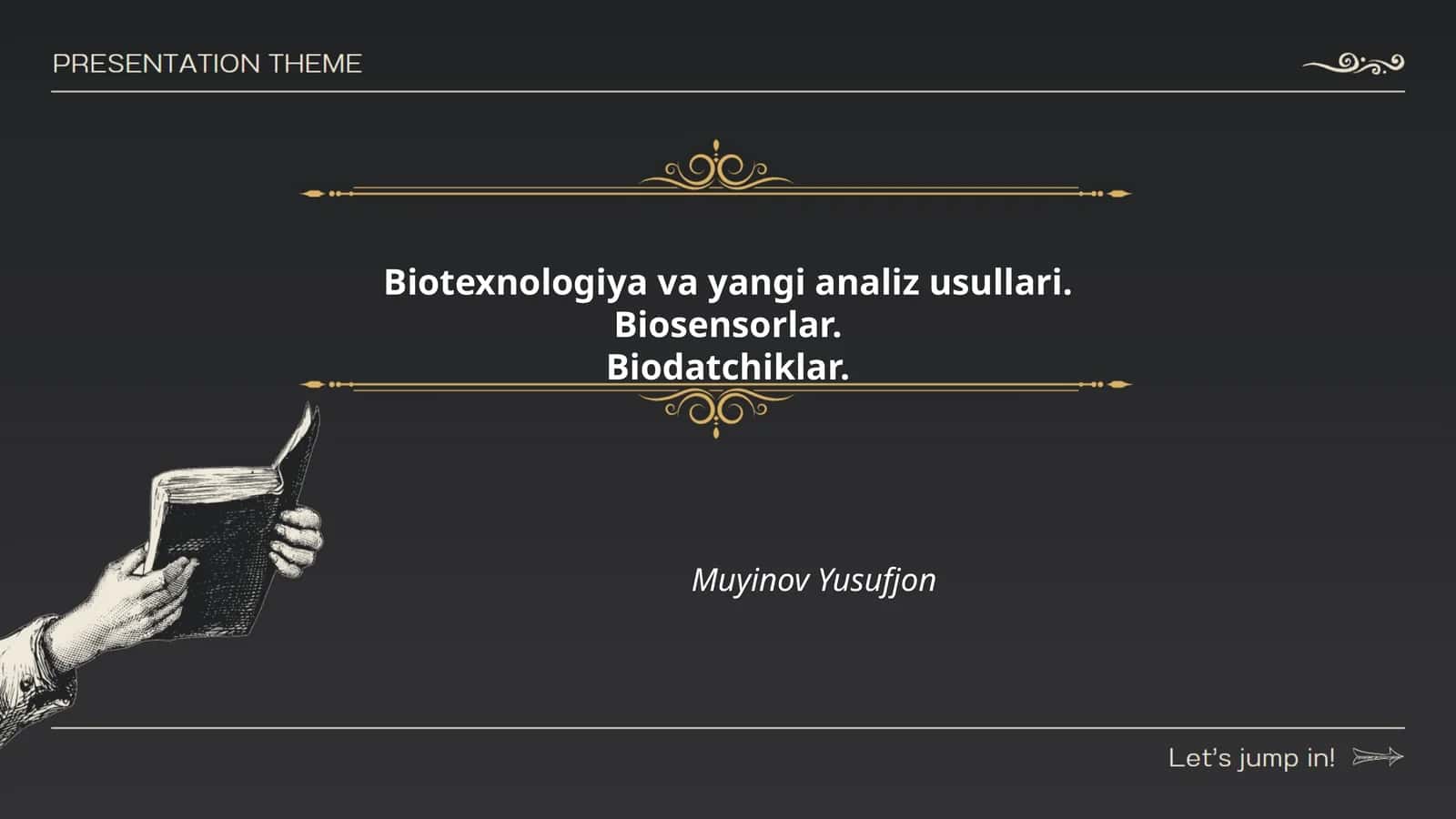 Biosensorlar va biodatchiklar asoslari: tuzilishi va ishlash tamoyillari 1